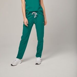 FIGS Yola Hunter Green Scrub Pants
